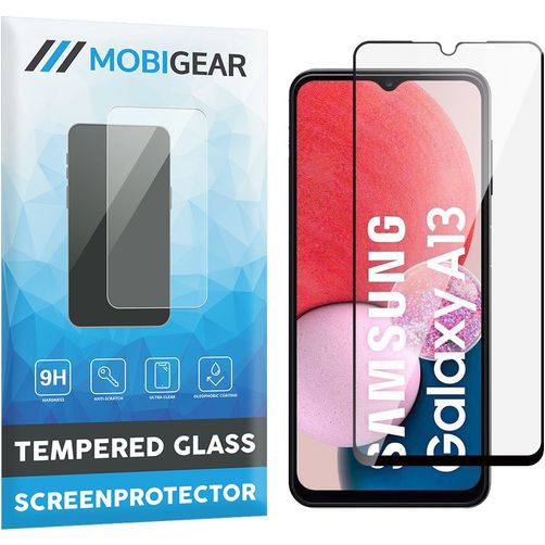 Mobigear Premium Samsung Galaxy A13 4G Tempered Glass Screen Protector - Case Friendly - Black