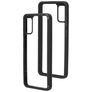 Mobiparts Rugged Clear Samsung Galaxy A41 Plástico rígido Capa traseira Antichoque - Transparente / Preto