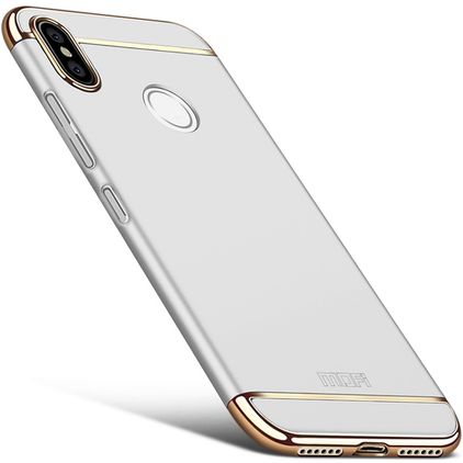 Mobigear TriGuard Xiaomi Mi A2 Lite Plástico rígido Capa traseira - Prateado