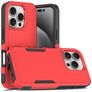 Mobigear Heavy Armor iPhone 16 Pro Funda Plástico rígido Carcasa Antigolpes - Rojo