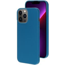Mobiparts iPhone 13 Pro Max Silikoni Suojakuori - Blueberry Blue