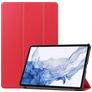 Mobigear Tri-Fold Samsung Galaxy Tab S9 Plånboksfodral - Röd