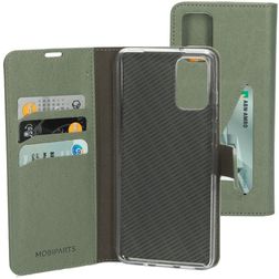 Mobiparts Classic Wallet Samsung Galaxy S20 Plus Cover a libro portafoglio - Stone Green