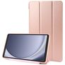 Mobigear Tri-Fold Gel Samsung Galaxy Tab A9 (2023) TPU / Konstläder Plånboksfodral - Roséguld