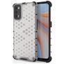 Mobigear Honeycomb OPPO Reno 4 Plástico rígido Capa traseira Antichoque - Branco