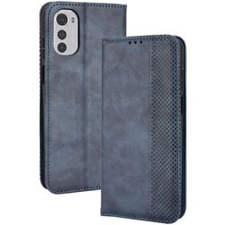 Mobigear Sensation Motorola Moto E32s Funda tipo libro Cartera - Azul