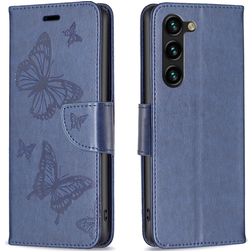 Mobigear Butterfly Samsung Galaxy S24 Plus Funda tipo libro Cartera - Azul