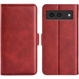 Mobigear Slim Magnet Google Pixel 8a Funda tipo libro Cartera - Rojo