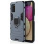 Mobigear Armor Ring Samsung Galaxy A03s Plástico rígido Capa traseira Antichoque com anel - Azul