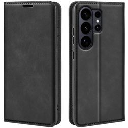 Mobigear Retro Slim Samsung Galaxy S26 Ultra Wallet case - Black