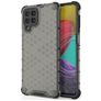 Mobigear Honeycomb Samsung Galaxy M53 Hårdt Bagsidecover Stødsikkert - Sort