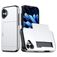 Mobigear Card iPhone 18 Hard Case Back cover Shockproof with Card Holder - Silver