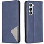 Mobigear Rhombus Slim Samsung Galaxy S25 Wallet case - Blue