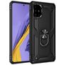 Mobigear Armor Ring Samsung Galaxy A51 Plástico rígido Capa traseira Antichoque com anel - Preto