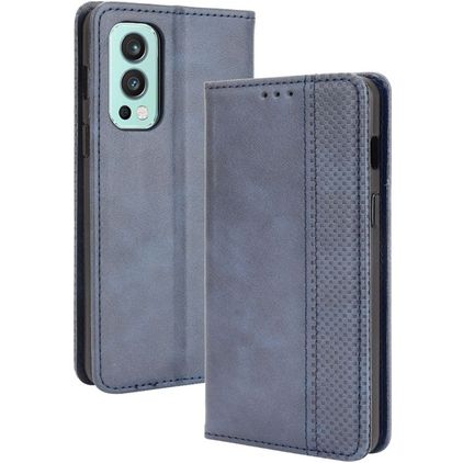 Mobigear Sensation OnePlus Nord 2 Lompakkokotelo + Setelitasku - Sininen