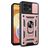 Mobigear Armor Ring Cam Slide Motorola Edge 40 Pro Hard Case Back cover Shockproof with Ring Holder and Camera Slider - Rose Gold