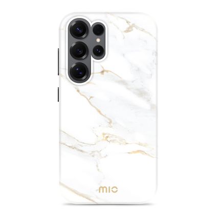 MIO Samsung Galaxy S26 Ultra MagSafe Plástico rígido Capa traseira - White Marble