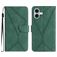 Mobigear Stitch iPhone 17 Capa livro Carteira - Verde