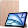 Mobigear Tri-Fold iPad Air 13 polegadas (2025) Capa livro - Rosa dourado