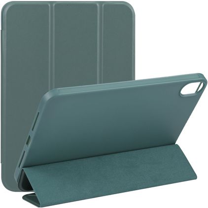 Mobigear Tri-Fold Gel iPad Mini 6 (2021) TPU / Leatherette Wallet case - Green