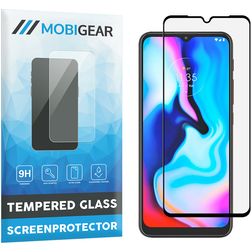 Mobigear Premium Motorola Moto E7 Plus Szkło hartowane Ochrona ekranu - Kompatybilna z etui - Czarny