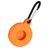 Mobigear Circle Key Capa TPU flexível Porta-chaves para Apple AirTag - Laranja