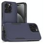 Mobigear Heavy Armor iPhone 16 Pro Max Plástico rígido Capa traseira Antichoque - Azul escuro