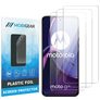 Mobigear Motorola Moto G84 Screen Protector Film - Case Friendly (3-Pack)
