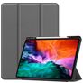 Mobigear Tri-Fold Gel iPad Pro 12,9 pulgadas (2021) TPU / Cuero sintético Funda tipo libro + Portalápices - Gris