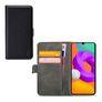 Mobilize Classic Gelly Wallet Samsung Galaxy M22 Lompakkokotelo + Setelitasku - Musta