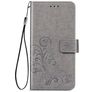 Mobigear Clover Samsung Galaxy A32 4G Wallet case - Grey