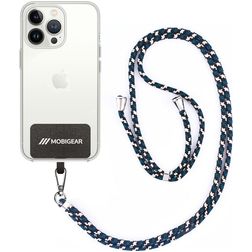 Mobigear Lanyard Cordón para móvil universal ajustable - Verde / Negro / Blanco