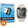 Mobigear Apple Watch - 41 mm Hydrogel-TPU Skærmbeskytter - Case Friendly (2-pak)