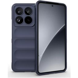 Mobigear Bumpy Xiaomi 15 Pro TPU flexível Capa traseira - Azul escuro