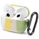 Mobigear Colors Funda Silicona flexible para Apple AirPods 3 - Blanco / Verde / Amarillo