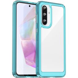 Mobigear Crystal Samsung Galaxy A56 Hard Case Back cover - Blue