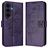 Mobigear Butterfly Samsung Galaxy S26 FE Knížkové pouzdro Peněženka - Fialová