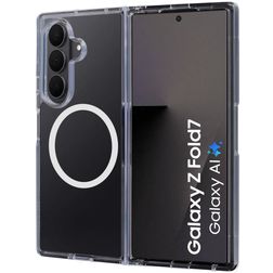 Mobiparts Hardcover Transparentní Samsung Galaxy Z Fold 7 MagSafe Tvrdý plast Zadní kryt - Průhledná