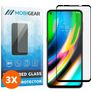 Mobigear Premium Motorola Moto G9 Plus Vetro Protezione schermo - Compatibile con le cover - Nero (confezione da 3)