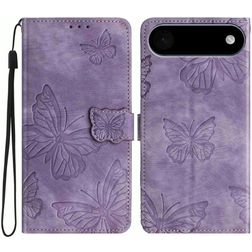 Mobigear Butterfly iPhone Air Pungetui med Seddelrum - Lilla