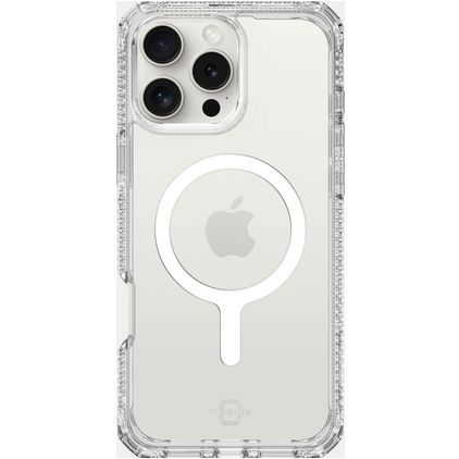 ITSKINS Level 2 HybridMagClear R Transparente iPhone 16 Pro Max MagSafe Plástico rígido Capa traseira Antichoque - Transparente