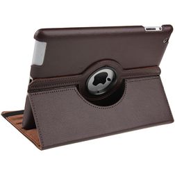 Mobigear DuoStand iPad 3 (2012) Funda tipo libro giratoria - Marrón