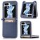 Mobigear Excellent Samsung Galaxy Z Flip 5 Funda Plástico rígido Carcasa con tarjetero - Azul