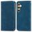 Mobigear Retro Slim Samsung Galaxy S25 Cover a libro - Blu