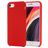 Mobigear Rubber Touch iPhone SE (2020) Silikon Skal - Röd