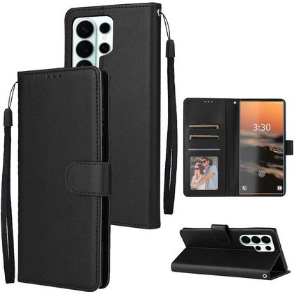 Mobigear Wallet Samsung Galaxy S26 Ultra Funda tipo libro Cartera - Negro