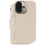 Decoded Detachable Wallet iPhone 16 MagSafe Cover Vera pelle Cover a libro 2 in 1 con guscio estraibile a portafoglio - Clay