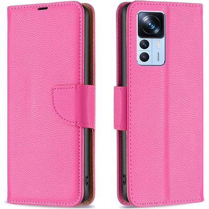 Mobigear Wallet Xiaomi 12T Pro Funda tipo libro Cartera - Magenta