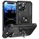 Mobigear Armor Ring iPhone 15 Pro Max Hard Case Back cover Shockproof with Ring Holder - Black