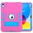 Mobigear ShieldStand iPad 11 (2025) Plastica rigida / Silicone Back cover + Supporto - Blu / Magenta